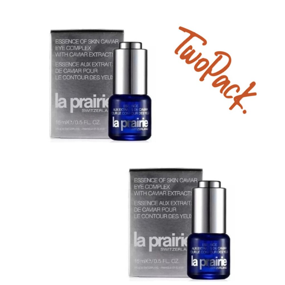 2x La Prairie Essence Caviar Eye Complex, 0.5 Fl Oz new and sealed.